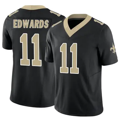 Men's Nike Blake Gilikin Black New Orleans Saints Game Player Jersey