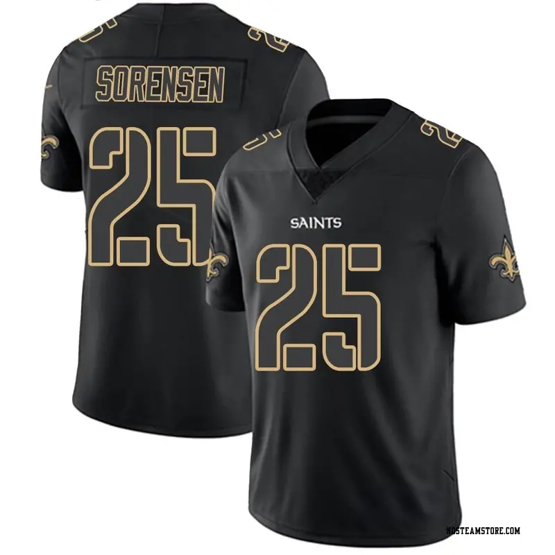 Limited Youth Daniel Sorensen Gold Jersey - #49 Football Kansas City Chiefs  Inverted Legend Size S(10-12)