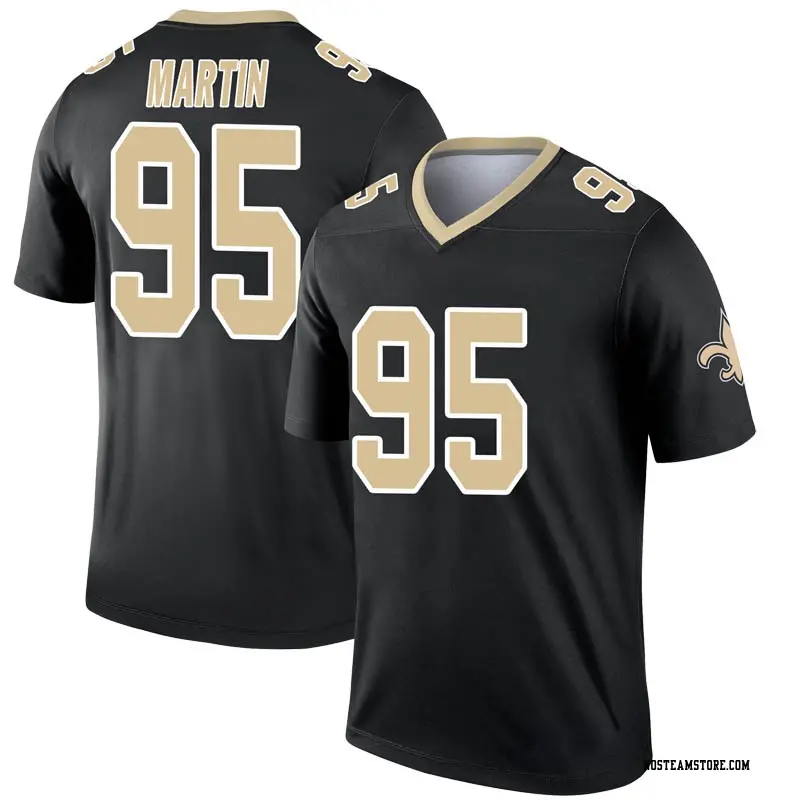 Men's Josh Martin New Orleans Saints Jersey - Black Legend