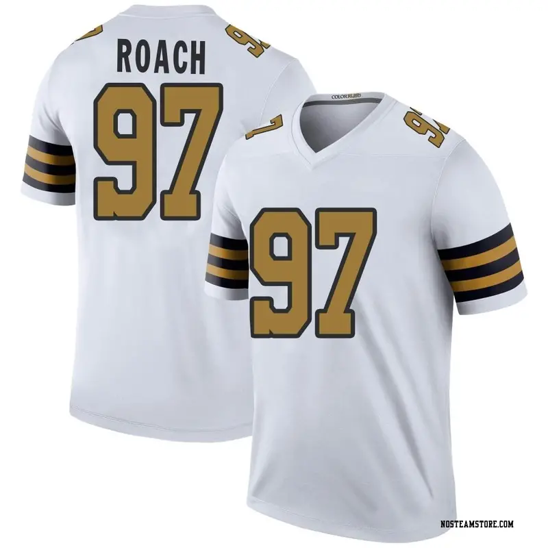 Men's Malcolm Roach New Orleans Saints Color Rush Jersey - White Legend