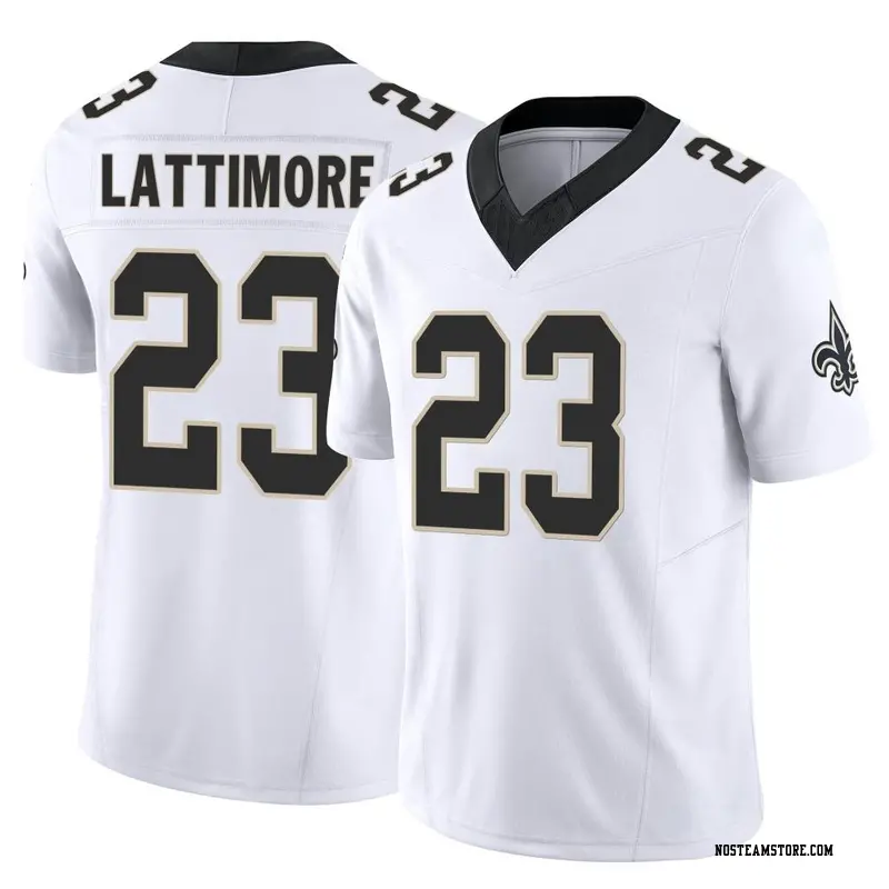 New Orleans Saints #23 Marshon Lattimore Jersey St. Patricks Day