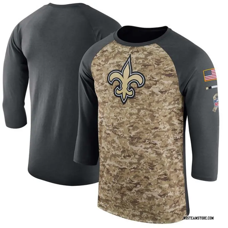 New Orleans Saints Nike 2022 Salute To Service Long Sleeve T-Shirt