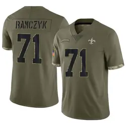 Men's Ryan Ramczyk New Orleans Saints 2022 Salute To Service Jersey - Olive Limited