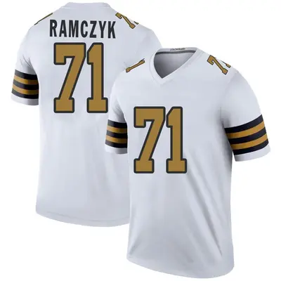 Men's Ryan Ramczyk New Orleans Saints Color Rush Jersey - White Legend