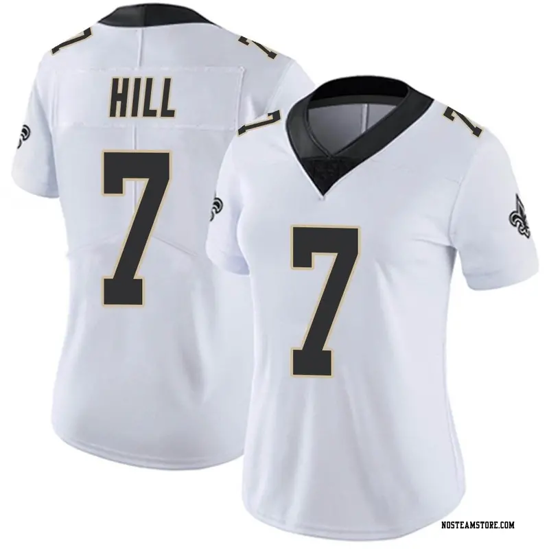 New Orleans Saints Taysom Hill White Color Rush Vapor Limited Jersey