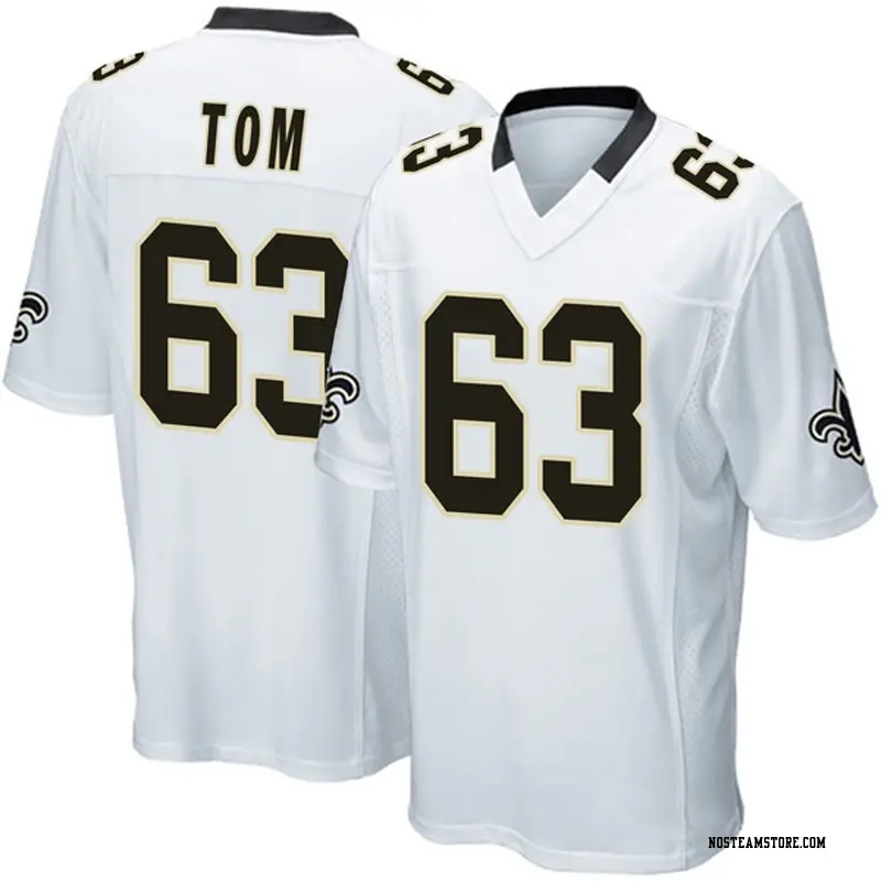 Youth Cameron Tom New Orleans Saints Jersey - White Game