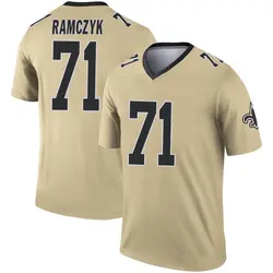 Youth Ryan Ramczyk New Orleans Saints Inverted Jersey - Gold Legend